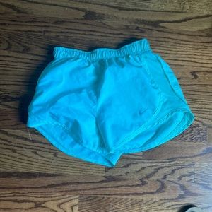 teal nike shorts